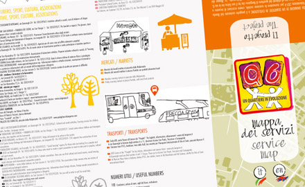 Q6 project - service map for the central city area - Close-up