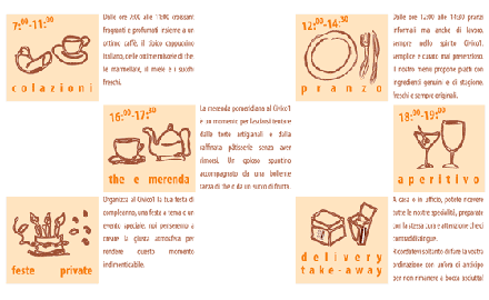 Civico1 - Drawing and sketches by hand for the menu