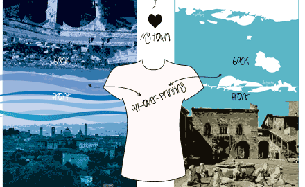 I love my town T-shirt