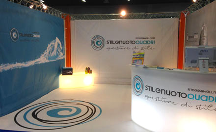 Fiera del Fitness and Wellness Bergamo - Stand design for a local fitness center